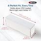 BCW 14-Inch Semi-Rigid #1 Storage Box - 1 Pack | Holds 350 Semi-Rigid Card Holders | Vertical Card Organizer | Ideal for Sports, Trading Cards
