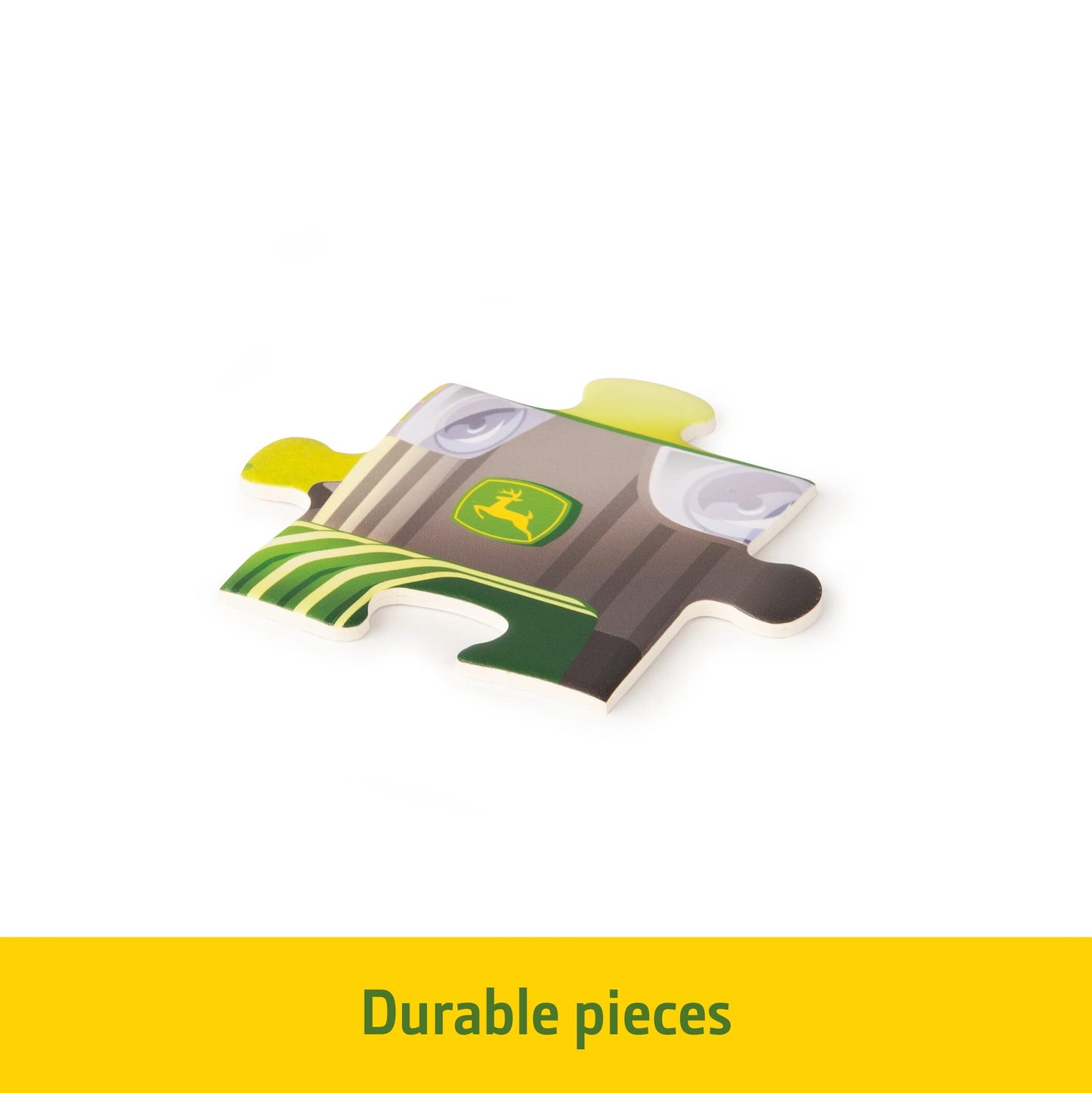 TOMY John Deere Farm Kids Puzzle - Kids and Toddler Puzzle with Large Durable Pieces - Toddler Learning Toys for Early Childhood Development - Kids