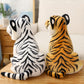 GUDVES Tigers Plush Toy Stuffed Animal - Cute Lifelike Tiger Stuffed Animals Toy Gift for Boy Baby Hug Tiger - Yellow Stuffed Animal (9.8 in, Yellow