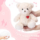 ABEARCAR Red Heart Teddy Bear Stuffed Animals,Soft Cute Teddy Bear Plushies Toy - Valentine's Day, Christmas for Kids Girlfriend