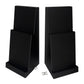 EnderToys Graded Card Display Stand (2 Pack) (2 Tier) (Black) - Compatible with PSA, Beckett, and CGC