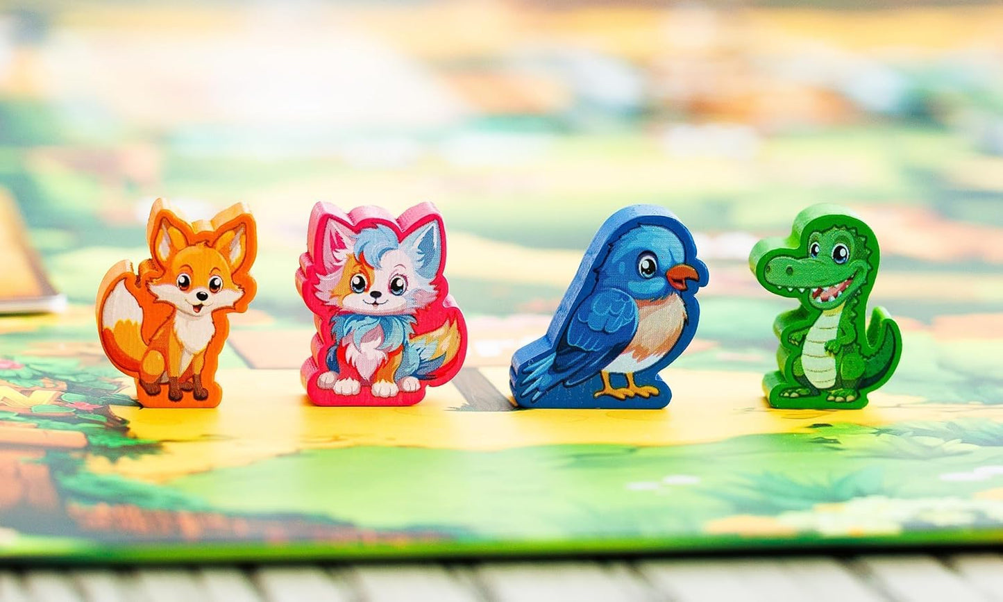 Zoo On Family Board Game - Build Your Own Animal Zoo - Strategy Card Game for Kids and Adults - Fun Game Night Party Game - 1 to 6 Players Ages 7
