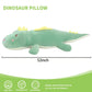 Tianmihou 52 Inch Giant Dinosaur Plush Pillow, Jumbo Green Dinosaur Stuffed Animal, Soft Long Dino Body Pillow for Kids Boys Girls, Huge Dinosaur