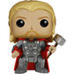 Funko T h o r : P o p ! Vinyl Figurine Bundle with 1 Compatible 'ToysDiva' Graphic Protector (069-04780 - B)