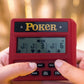 5-in-1 Hand Held Poker Game - Electronic Handheld Games for Adults Includes Draw, Deuces, Bonus, 2X and 2x2 Bonus - 3.9x3.4-Inch Pocket-Sized Travel