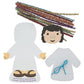 Fun Express Joseph’s Coat Chenille Stem Craft Kit - Craft Kits - VBS Vacation Bible School Supplies/Decor - 12 Pieces