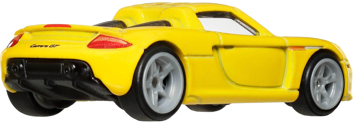 Hot Wheels Premium Car Culture Collectible Toy Car, 1:64 Scale Die-Cast Porsche Carrera GT, Timeless Icons Vehicle with Real Riders Tires