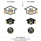 Big Dot of Happiness Law School Grad - Future Lawyer Graduation Party Centerpiece Sticks - Table Toppers - Set of 15