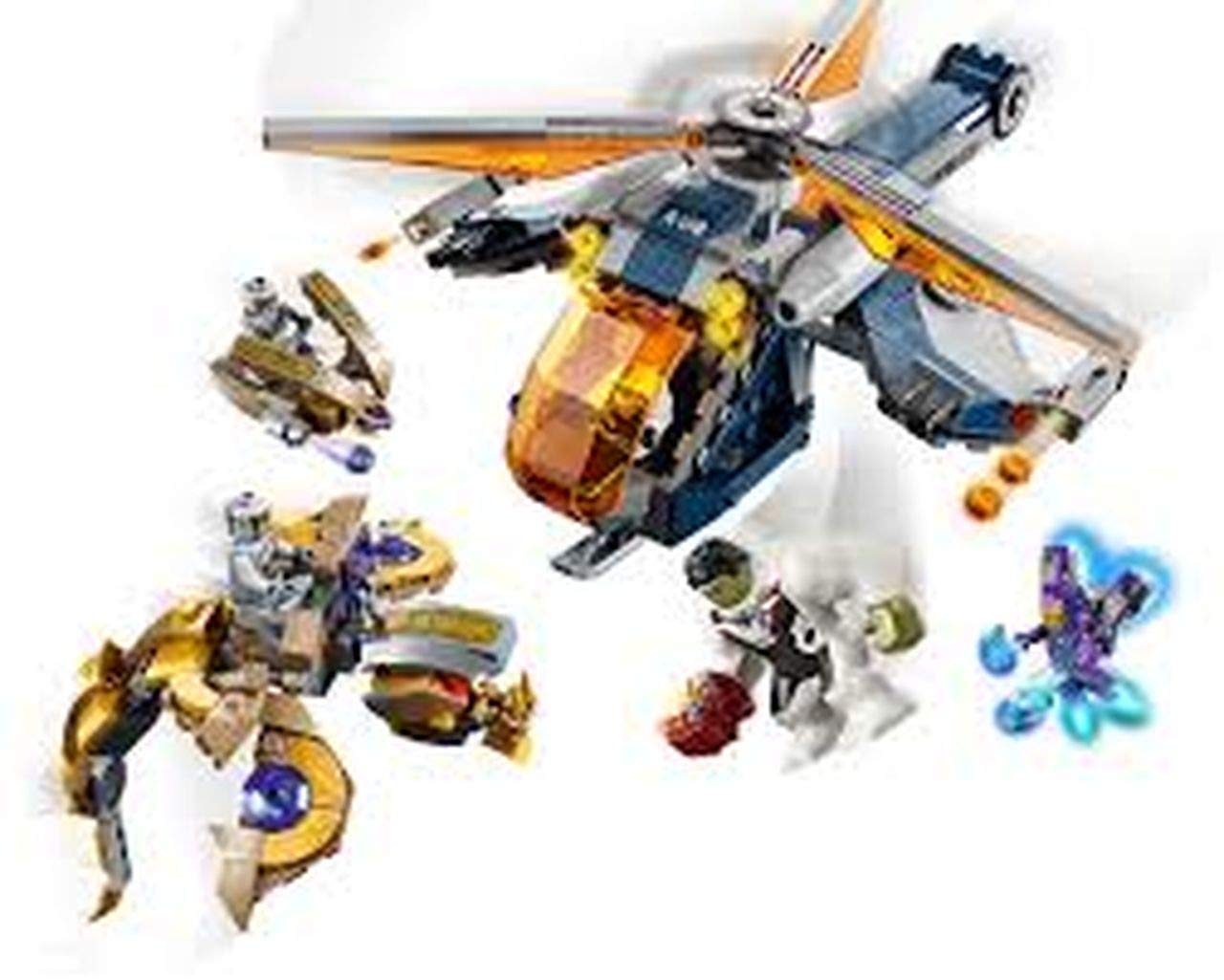 LEGO Marvel Avengers Hulk Helicopter Rescue 76144 Building Kit (482 Pieces)
