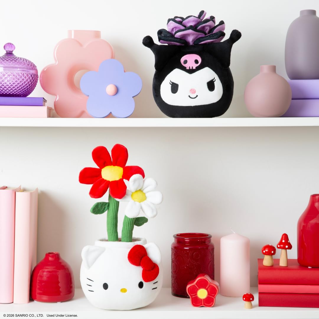 Jazwares Greenhouse by Russ 12-Inch Hello Kitty® Daisy Plush - Ultrasoft Official Sanrio® Plush Ages 3+