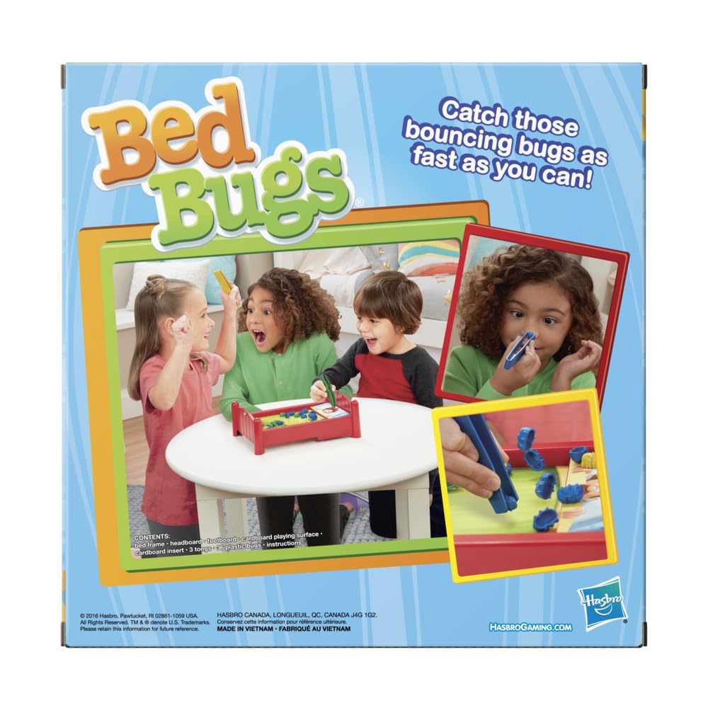 Bed Bugs Board Game | The Classic Game of Critter-Catchin’ Fun | Kids and Preschool Games | Ages 4 and Up | 2 to 3 Players | Family Games | Easter