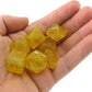 Reaper Miniatures 19027: Lucky Dice - Gem Yellow - Pizza Dungeon Dice