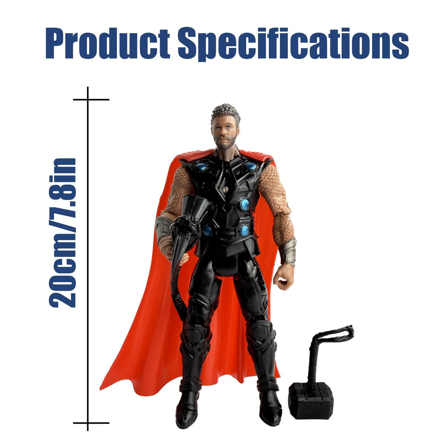 Action Figures Set PVC Collectible Dolls Inspired by Recent Blockbuster Movies - Ideal Memorabilia for Fans and Collector (6PCS)