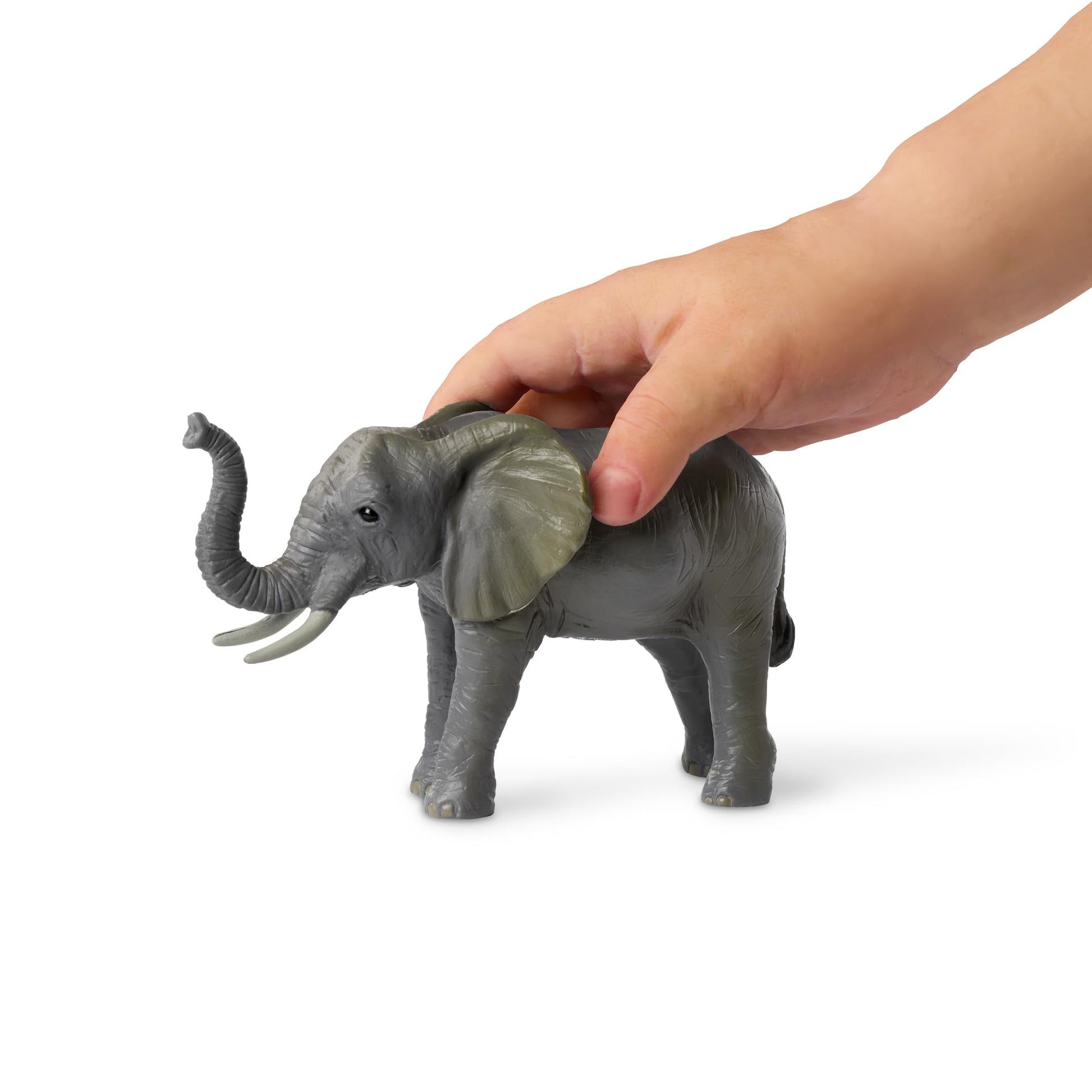 Terra by Battat African Elephant Animal Toys Family, 4 Figurines, Animals