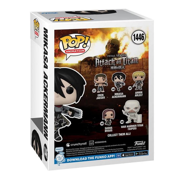 Funko POP! Animation: Attack on Titan (AOT) - Mikasa Ackerman