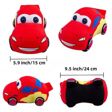 Xshelley 9.5 inch Car Plush Toy, Car Shaped Plush Pillow, Super Cute Car Plush Cushion, Racing Car Stuffed Doll Great Gift for Kids Birthday Party