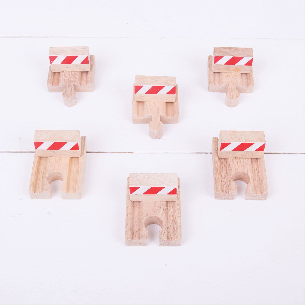 Bigjigs Rail BJT161 Buffers (Pack of 6)