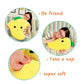 BABOLI Cuddly Mango Plush Toy Pillow Adorable Soft Fruit Stuffed Animal with Smile Face and Cute Expression Pretty Sweet Gifts for Kids Boys and Girls