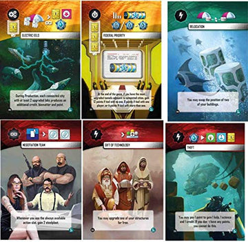 Rio Grande Games Underwater Cities New Discoveries Board Game Expansion Strategy
