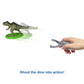 Mattel Jurassic World Dominion Minis Giganotosaurus Rampage Playset with 2 Mini Dinosaur Figures and Break Apart Features, Toy Set