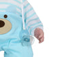 Soft and Cuddly 20" Huggable Baby Doll Play Set | JC Toys - Lots to Cuddle Babies | Blue | Ages 2+ | Caucasian