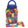 Wonderfoam Dominoes, Assorted Colors, 1-3/4" Wide x 3/8" Thick, 168 Pieces