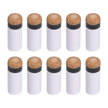 Alomejor 10pcs Cue Tips Pool Billiards Rod Stick Replacement Parts Repair Tool Supplies Accessories ?10mm/11mm/12mm/13mm?Optional Size?(12mm)