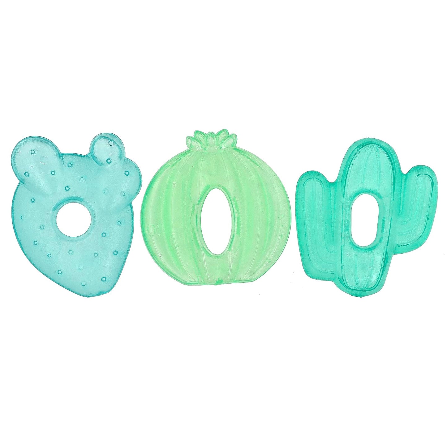 Itzy Ritzy Water-Filled Teethers - Cold Cutie Coolers Textured On Both Sides to Massage Sore Gums & Emerging Teeth - Can Be Chilled in Refrigerator