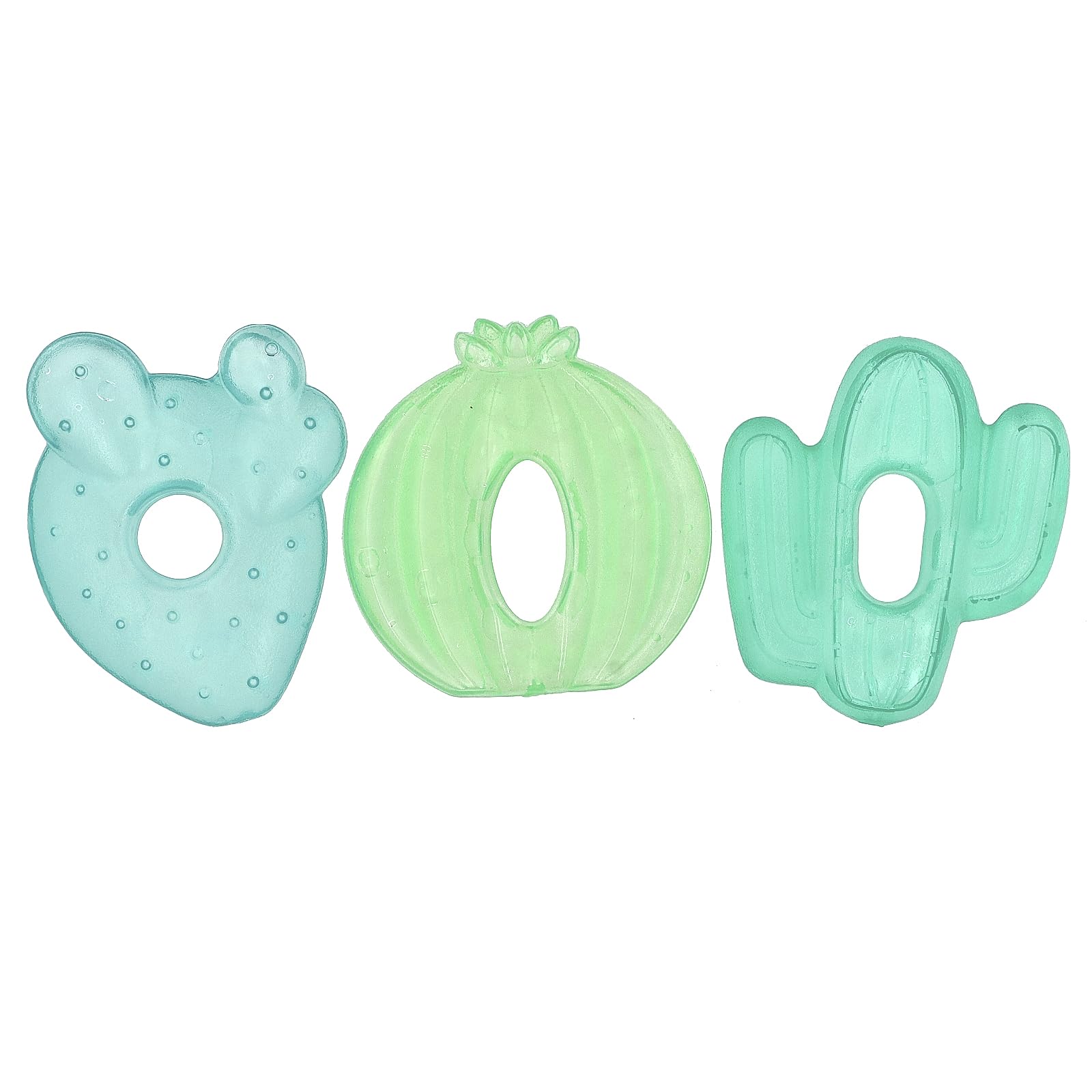 Itzy Ritzy Water-Filled Teethers - Cold Cutie Coolers Textured On Both Sides to Massage Sore Gums & Emerging Teeth - Can Be Chilled in Refrigerator