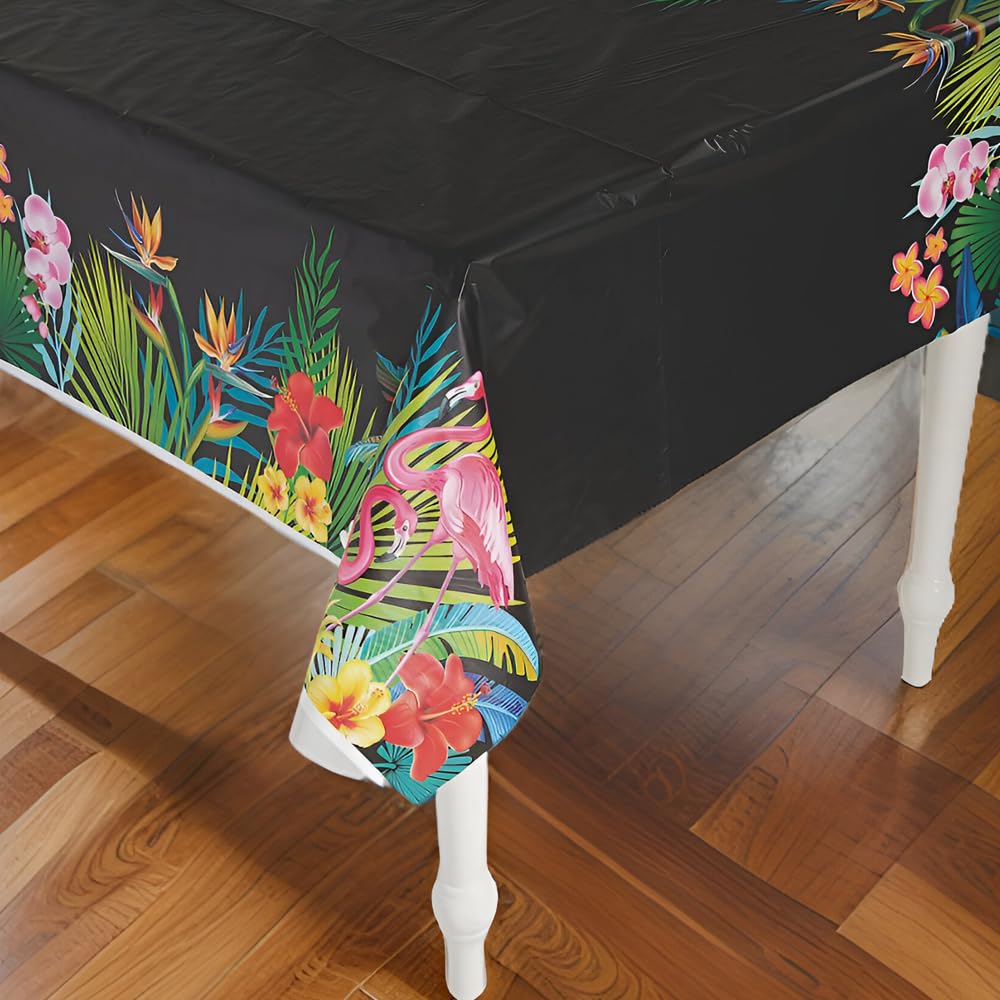 Fun Express Tropical Nights Tablecloth Roll - Party Supplies - 1 Piece