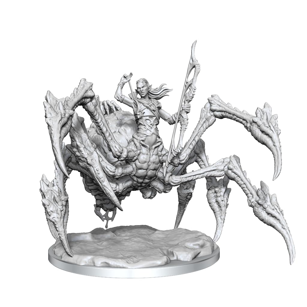 WizKids D&D Frameworks: Drider - Unpainted and Unassembled