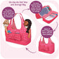 Badger Basket Versatile On-The-Go Doll Tote and Storage Bag for 18-20 Inch Dolls - Stylish and Practical Travel Companion