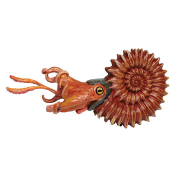 Safari Ltd. Ammonite Figurine - Detailed 5.25" Marine Mollusc Figure - Educational Toy for Boys, Girls, and Kids Ages 3+