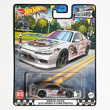 Hot Wheels Premium Boulevard #85 Silvia S15 Nismo R-Tune Proto (Silver)