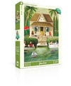 New York Puzzle Company - Janet Hill Splendid Summer Home - 500 Piece Jigsaw Puzzle for Family Game Nights by Janet Hill