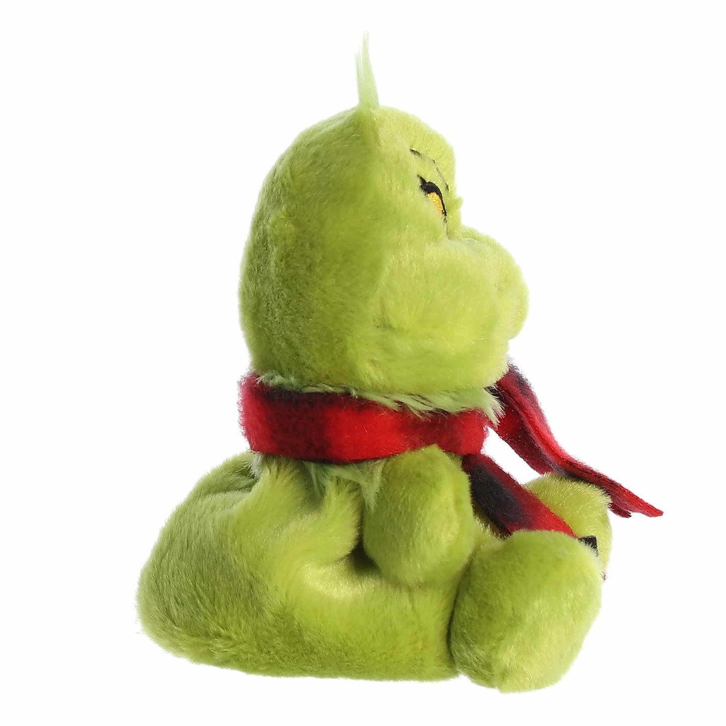 Aurora® Festive Dr. Seuss™ Grinch with Scarf Palm Pals™ Stuffed Animal - Officially Licensed Plush for Imaginative Play - Perfect for Holiday