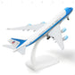 QIYUMOKE 1/300 Air Force One Metal Airplane Model 747 with Stand (7.8-inch L) for Boeing 747 VC-25A Diecast Airplane Model kit for Adult Aviation