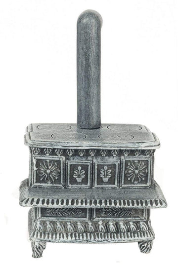 Dollhouse Miniature 1:12 Scale Gray Lincoln Wood Stove T6699