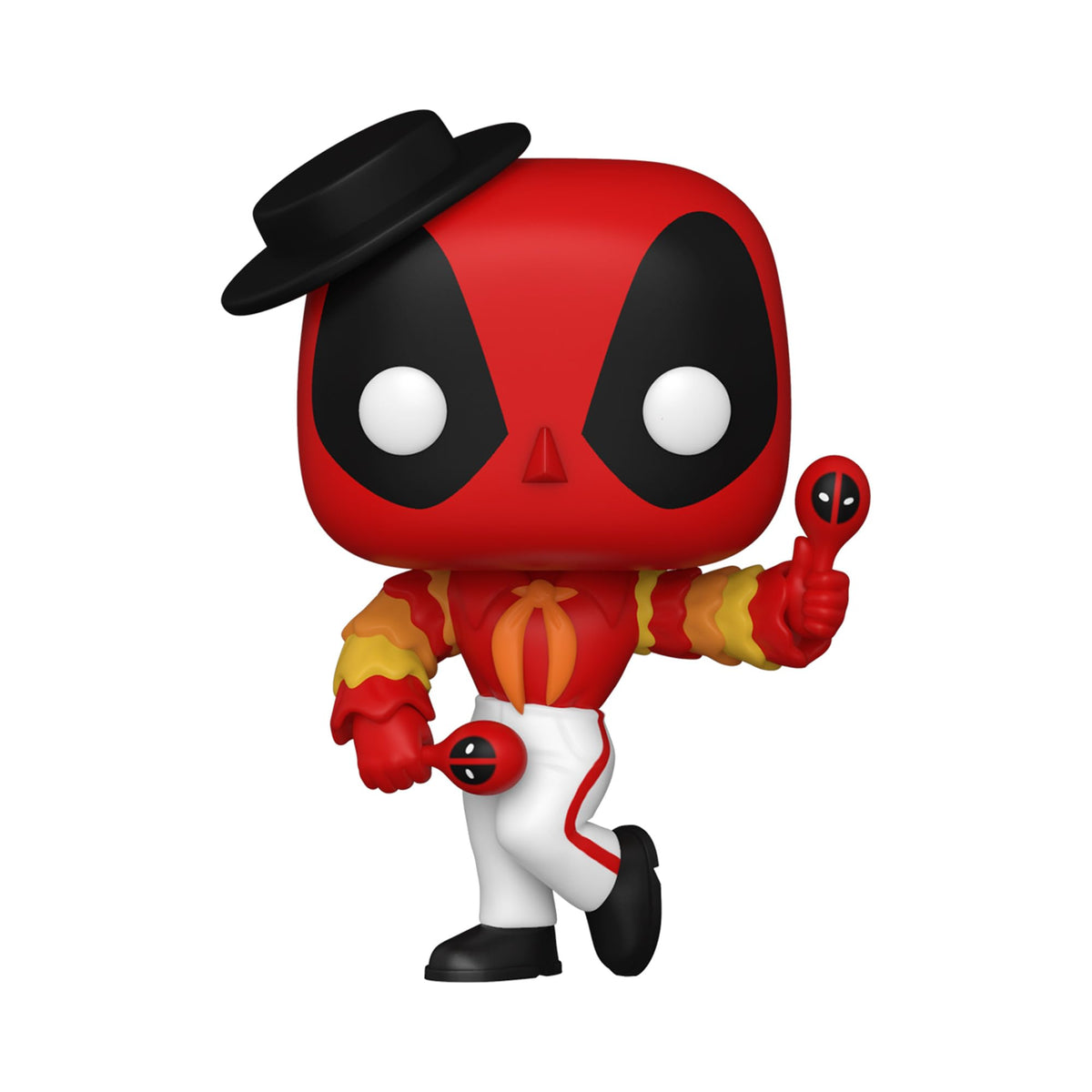 Funko POP Marvel: Deadpool 30th - Flamenco Deadpool, Multicolor, Standard