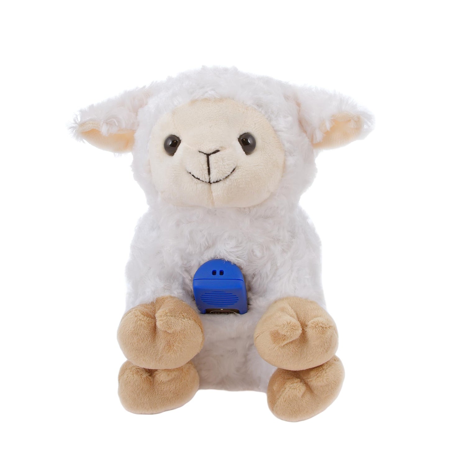 Bible for Young Children Collection (Ages 3-7) MegaVoice Audio Bible Player with Wildlife Storyteller Plush Lamb with Pocket for Player