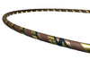 Beginner Exercise Hula Hoop for Fitness and Fun Made for Adults Weighted at 1 Pound (Choose Your Size and Tape Job) (Gold Spirals, 40)