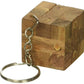 Project Genius IQ108D Pure Genius Keychains: Overdrive Brain Teaser Puzzle, Wooden