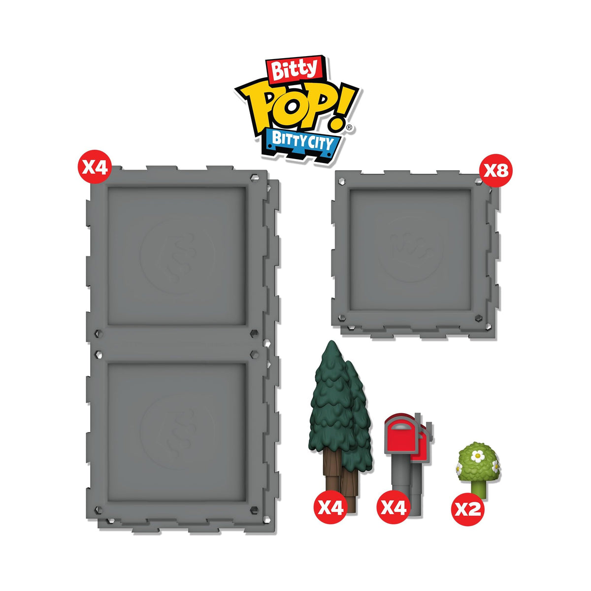 Funko POP! Bitty City Expansion: Land Kit 2-Pack