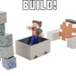 Minecraft Minecart Mayhem Playset With Steve Character Figure, Launching Cart And Accessories, Creation, Exploration And Survival Game For Kids Ages 6