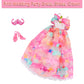 BLIJOLA Gorgeous Doll Wedding Dresses 2 Sets with Veil for 11.5 inch Doll