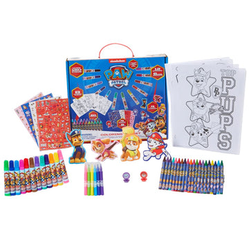 Innovative Designs Nickelodeon Paw Patrol Coloring Art Set for Kids with Stickers and Stampers, 150+ Pieces