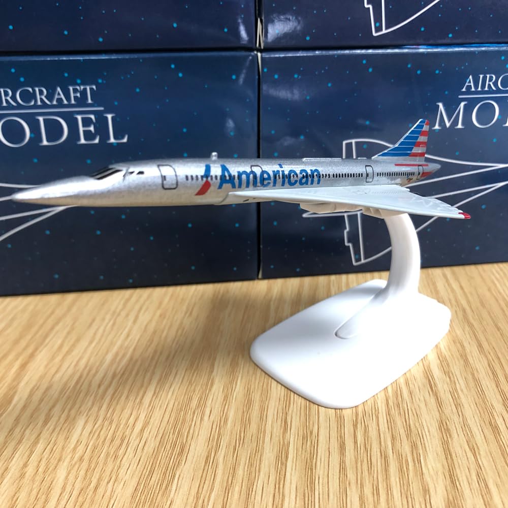 1:400 Concorde Supersonic Air American Aircraft Metal Alloy Diecast Model (Concorde Air American)