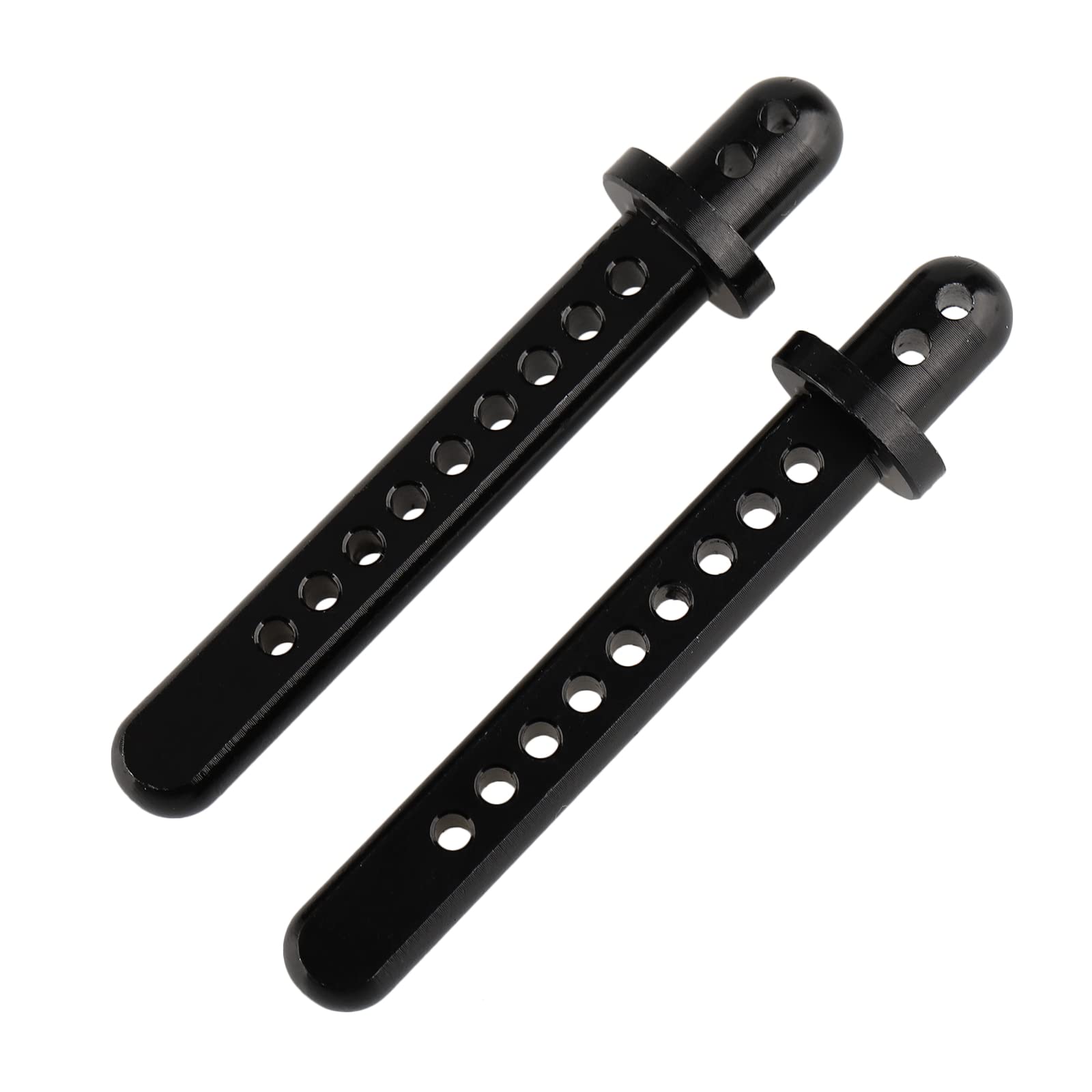 Shaluoman RC Aluminum Body Post Mounts for AXIAL 1:10 SCX10 Upgrade Parts Black Pack of 4