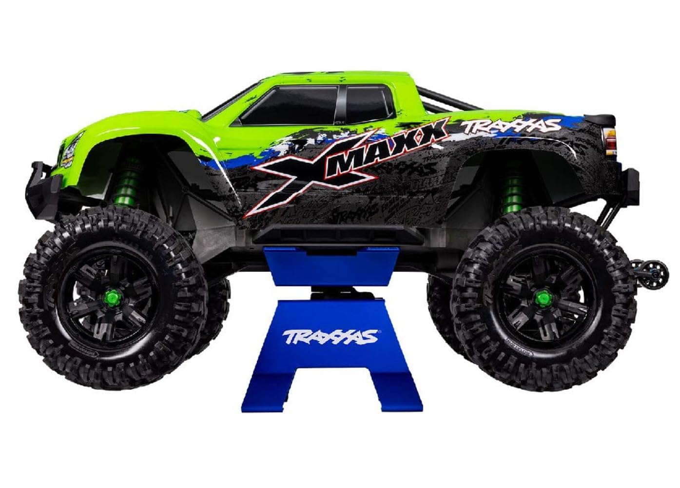 Traxxas 8797 Blue Aluminum X-Truck Stand for X-Maxx and XRT