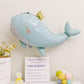 2PCS Cute Whale Shape Giant Foil Balloon Blue Whale Balloons For Ocean Animal Under The Sea Party Decoration